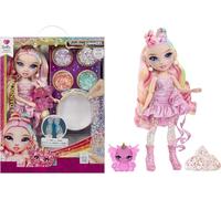 Rainbow High Rainbow Shimmers with Slime - Bella, rosa - Bambola Fashion di 28 cm, con Kit Slime e un Llama come Animaletto Domestico, età 4+