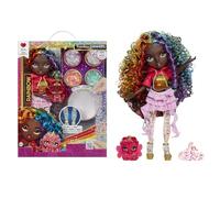 Rainbow High Rainbow Shimmers with Slime - Iris - Bambola Fashion di 28 cm, con Kit Slime e un Camaleonte come Animaletto Domestico, Età 4+