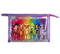 RAINBOW HIGH - Set 2 Buste, Beauty, Pochette con Zip, Ideale Per Organizzare piccoli Oggetti - cm 22x15hx7,5