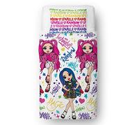 Rainbow High Set copripiumino per letto singolo ufficiale per bambini, design bagliore, reversibile su 2 lati, con federa coordinata, set da letto singolo Character World Brands