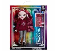 Rainbow High Shadow High Serie 3 - Scarlett - Bambola fashion granata - Vestito alla moda e più di 10 accessori colorati - Età 4-12 anni e collezionisti