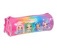 Safta Astuccio rotondo per scuola RAINBOW HIGH SHINE multicolore 20x7 cm M per bambini 5-14 anni