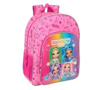 RAINBOW HIGH SHINE - Zaino per bambini, zaino per bambini, adattabile a carrozzina, ideale per bambini in età scolastica, comodo e versatile, qualità e resistenza, 33 x 14 x 42 cm, multicolore, M,