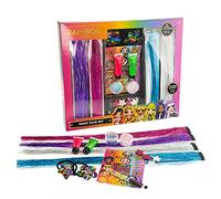 RAINBOW HIGH Shiny Hair Set, Estensioni scintillanti per Bambini, con Clip Fermacapelli, Elastici con paillettes reversibili, Gel colorato, Applicatore - Nice Group