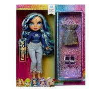 Rainbow High Style Icons Skyler - Bambola di 28 cm con Capelli Lunghi Spazzolabili, Dotata di un Secondo Abito, Coordinato, e di un Secondo Paio di Scarpe, Snodata con 13 Punti di Articolazione
