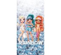 Rainbow High - Telo Mare Spiaggia Bagno Beach Towel - 100% Cotone - Dimensioni 70x140cm