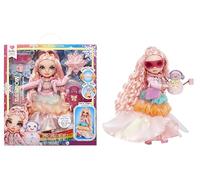 Rainbow High Winter Wonderland Bella - Bambola alla moda rosa da 28 cm con neve magica nascosta nella moda che gonfia con acqua e kit pupazzo di neve, ottimo regalo per bambini dai 4 ai 12 anni