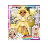 Rainbow High Winter Wonderland Sunny - Bambola Alla Moda Viola 28cm Con Neve Magica Nascosta Nei Vestiti Che Si Gonfia Con L’Acqua