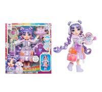 Rainbow High Winter Wonderland Violet - Bambola Viola 28 cm con Neve Magica Nei Vestiti che Si Gonfia e Kit Pupazzo di Neve