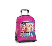 RAINBOW HIGH - Zaino Scuola Trolley Ufficiale Rainbow High, Maniglia Regolabile, Trolley Staccabile, Spallacci Imbottiti e Regolabili, Comparto Principale, Tasca Frontale, Chiusure A Zip, 36x47Hx23cm