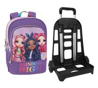 Rainbow High Zaino Trolley Organizzato Staccabile Scuola Viaggio