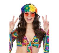Rainbow Hippie Flower Crown