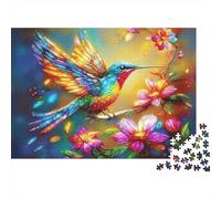 Rainbow Hummingbird Jigsaw Puzzle Impossibili 1000 Pezzi Animal Decorazione Per La Casa. Rilassamento E Intelligence Per Adulti E Bambini Da 12 Anni 52x38cm/1000pcs