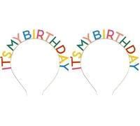Rainbow 'It'S My Birthday' Alloy Headband