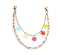 Rainbow Jeans Chain Bear Chain Punk Pants Chain Hip Hop Rock Chains Charm Multi Layer Wallet Key Chain for Women Girls Trousers Accessories