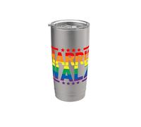 Rainbow Kamala Harris Tim Walz, orgoglio LGBTQ, Presidente Bicchiere termico in acciaio inox doppia parete