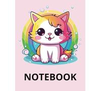Rainbow Kitty: Low Vision Paper Notebook for Kids