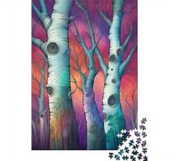 Rainbow Light in The Forest Puzzle Giochi 1000 Pezzi Per Gioco Familiare Arte Interesting Puzzle Adulti Idea Regalo Per 1000pcs (75x50cm)