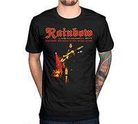 Rainbow Live in Munich T-Shirt English Rock Band Ritchie Blackmore Black L