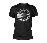 RAINBOW - LONG LIVE GUITAR BLACK T-Shirt Large