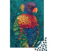 Rainbow Lorikeet Puzzle Giochi 1000 Pezzi Per Adulti E Ragazzi Arte Animal Puzzle Adulti Idea Regalo Per 1000pcs (75x50cm)