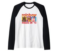 Rainbow Made in 72 Bungle Zippy George Retro Maglia con Maniche Raglan
