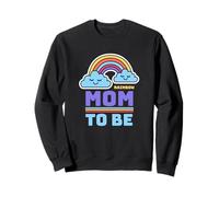 Rainbow Mom To Be for Mothers of Rainbow Baby Felpa