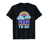 Rainbow Mom To Be for Mothers of Rainbow Baby Maglietta
