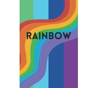 RAINBOW : Note book with Color and Simple Design, Portable notebook Good for Writing, notes, meeting, planner