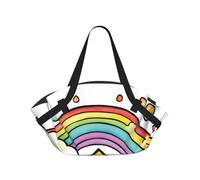 Rainbow Nuvole Goccia di pioggia 1 Stampa Pieghevole Camping Bag Duffle Bag Borsa Da Viaggio Impermeabile Materasso Da Campeggio Per Parco Esterno Spiaggia