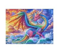 Rainbow Oriental Dragon Puzzle 500 Pezzi Educativo Premium Cute Pets Warm The Heart Per Ragazzi Intelligenza Creativa Idea Regalo Natale E Pasqua 500 PCS