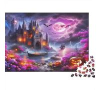 Rainbow over Mystical Asian Landscape Puzzle Impossibili 1000 Pezzi Decorazione Per La Casa. Rilassamento E Intelligence Per Adulti E Ragazzi Da 14 Anni 38x26cm/1000pcs