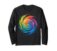 Rainbow Pallavolo Playe Splash Beach Sport Fan Team Player Maglia a Manica