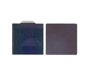 Rainbow PEY Textured PEI Double Sided Spring Steel Build Plate for 3D Printers, 120x120mm, Flexible Platform with Strong Adhesive and Easy Maintenance