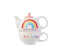 Rainbow Positivitea Tea Pot Set for One