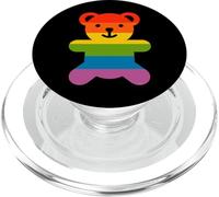 Rainbow Pride Flag Bear Gay PopSockets PopGrip per MagSafe