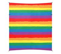Rainbow Pride Flag LGBT Pride Day Month Parade LGBTQ Community Beach Tent & Canopy UPF50 Easy Setup Sun Shade include pala di sabbia, sacchi di sabbia, pali di stabilità per campeggio, picnic, cortile