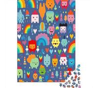 Rainbow Puzzle Da 1000 Pezzi Puzzle Per Adulti Puzzle Impossibili Gioco Di Abilità Per Tutta La Famiglia Decorazione Per La Casa Puzzle Di Legno 1000pcs (75x50cm)