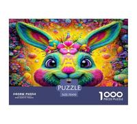 Rainbow Rabbit 1000 Pezzi Puzzle Classici Per Adulti E Bambini A Partire Da 12 Anni Giochi Del Cervello Sfida Impossibile - Regalo Per Amore E Amico 70x50cm/1000pcs