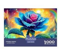 Rainbow Rose FantasyJigsaw Puzzles for Adults A 1000-Piece (Advanced) Assortment of Challenging Educational Games - An Enriching And Thought-Provoking Gift for Adults And Kids Age 12 Years And Up 70x