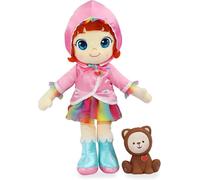 Rainbow Ruby - Licenza Mini Universo - La mia prima bambola - Bambola Ruby in tessuto con statuetta Choco - giocattolo