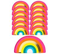 Talking Tables Rainbow Shaped Plate, With Foil (12Pk)