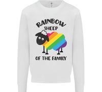 Rainbow Sheep Divertente Gay Pride Day LGBT Uomo Felpa