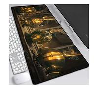 Rainbow six Tappetino Mouse Gaming 700x 300mm XL per Mouse e PC, 3mm Mouse Pad Antiscivolo Fondo in Gomma con Bordi Cuciti,D