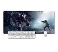 Rainbow Six Tappetino Mouse Gaming, Grande Anime Mouse Pad XXL 900x400mm Confortevole, Lavabile, 3mm Antiscivolo Tappetino Scrivania Supporto per Ufficio Computer, Adatto per computer e PC, L