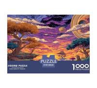 Rainbow Sky Eclipse Puzzle Giochi Educativo 1000 Elementi Classici The Forest Isle Bridge Path Puzzle Decorazione Perfetta Giochi-rompicapo Per Adulti E Ragazzi 38x26cm/1000pcs