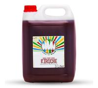 Rainbow Slush Sciroppo AZO e glicerolo Free | tanica da 3 litri | per slush da 18 litri | Concentrato per Slushy Maker 1:5 (ciliegia)