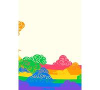 Rainbow Smoke Sketchbook: 7x10, 120 pages, Black and White Interior