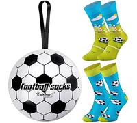Rainbow Socks - 2 Paia Di Calze Da Calcio In Una Palla - Regalo Originale Per Un Calciatore, Portiere, Tifoso Di Calcio, Appassionato Di Sport, Amnte Del Gioco In Campo E Delle Partite