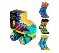 Rainbow Socks - Calzini da Roller Skates per uomo e donna - 3 paia - Taglia 41-46